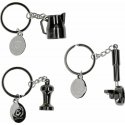Barista Space – set of three key chains (tamper + portafilter + jug) Barista Space – set of three key chains (tamper + portafilter + jug)