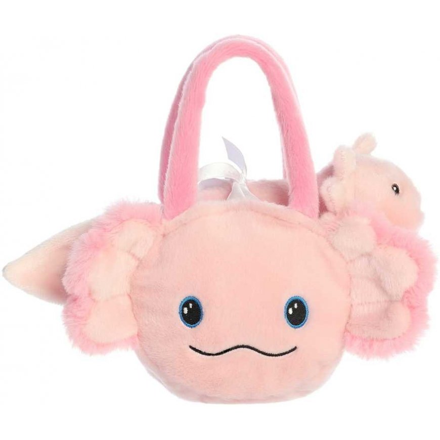 FANCY PALS AURORA Axolotl in a handbag, 20 cm – 3