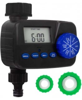 GreenBlue electronic irrigation controller, programmer, 2x1.5V AA power supply, GB390