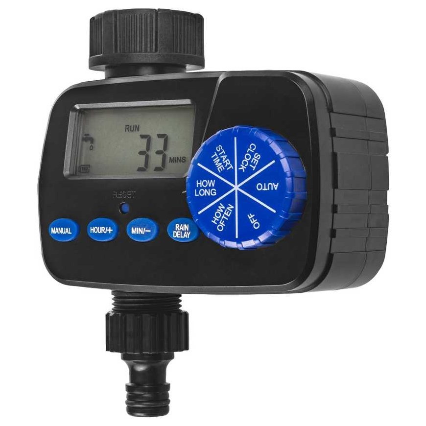 GreenBlue electronic irrigation controller, programmer, 2x1.5V AA power supply, GB390 – 3