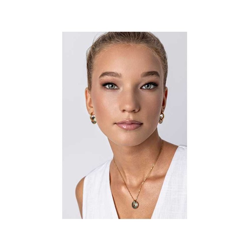 Emily Westwood Addilyn EWN24004G paauksuoto plieno stilingas moteriškas karoliai