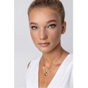 Emily Westwood Addilyn EWN24004G kullattua terästä tyylikäs naisten kaulakoru