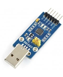 USB-UART converter CP2102, USB plug, Waveshare 11079
