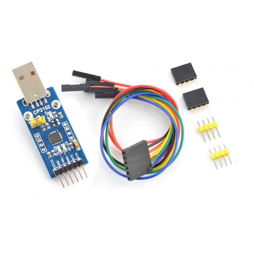 USB-UART converter CP2102, USB plug, Waveshare 11079 – 3