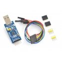 USB-UART converter CP2102, USB plug, Waveshare 11079 USB-UART converter CP2102, USB plug, Waveshare 11079
