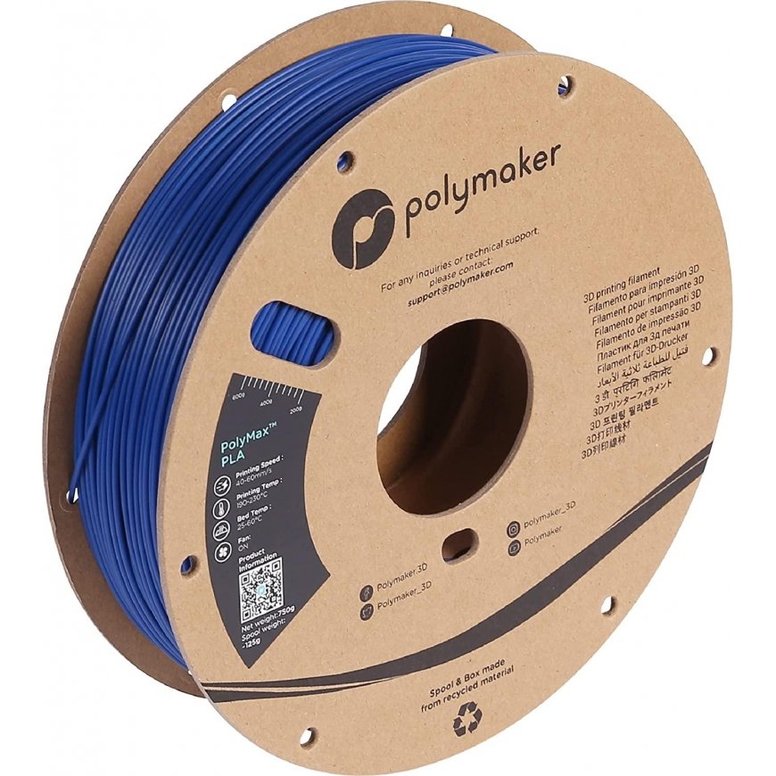 Polymaker PolyMax Tough PLA - 0,75 kg - 1,75 mm - Sininen