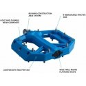 Shimano PD-GR400 Flat Pedal polkimet, blue