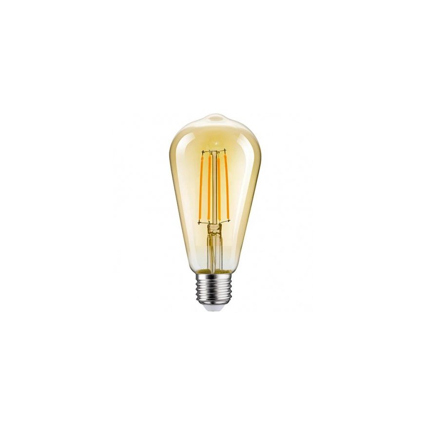 Visional LED E27 ST64, 10W, 1100lm, 3000K, Amber, Dimmable