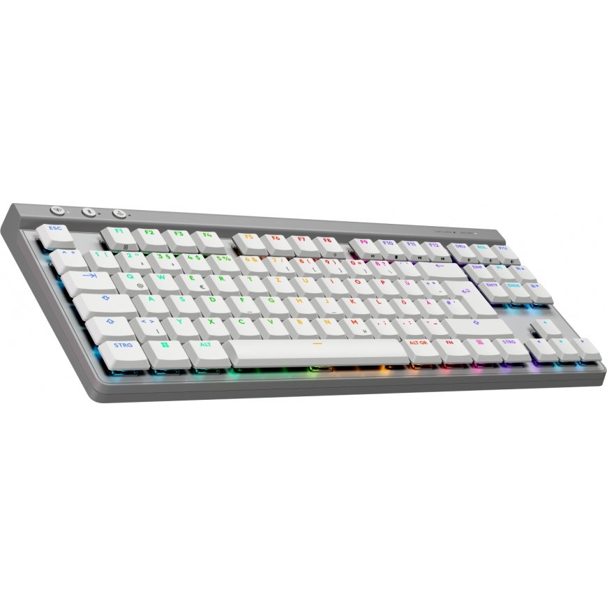 Logitech G 920-012543 keyboard Gaming RF Wireless + Bluetooth QWERTZ German White – 2