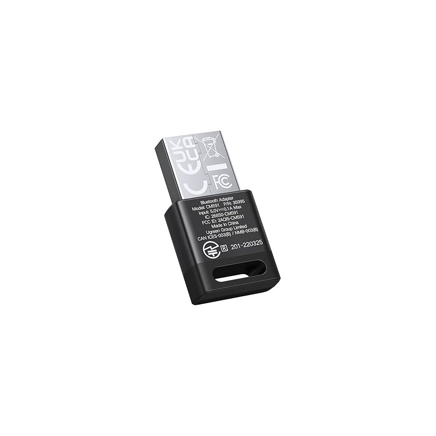 Ugreen CM591 USB-A Bluetooth 5.3 Adapter - Black