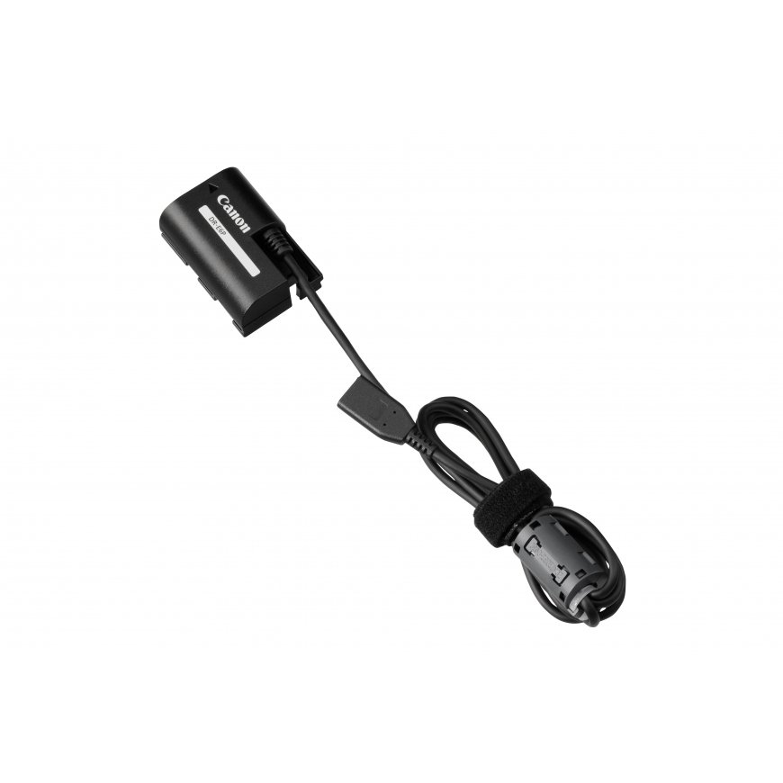 Canon DR-E6P DC coupler Melns R5