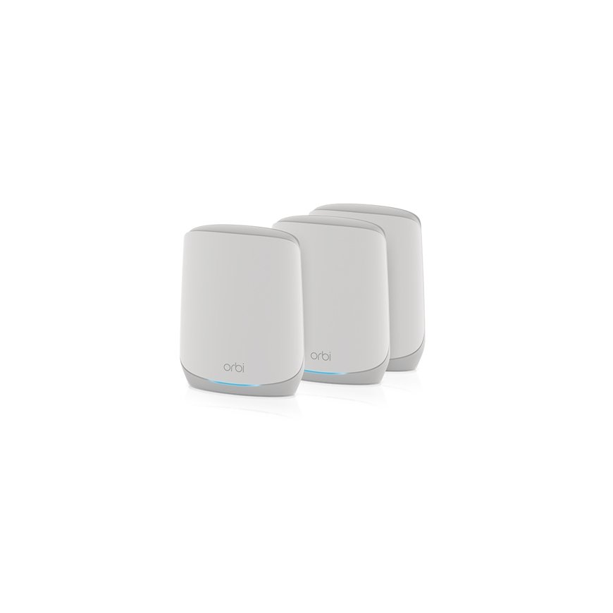 NETGEAR Orbi RBK763S Трехдиапазонный (2,4 ГГц/5Ггц/5ГГц) Wi-Fi 6 (802.11ax) Белый 7 Внутренний