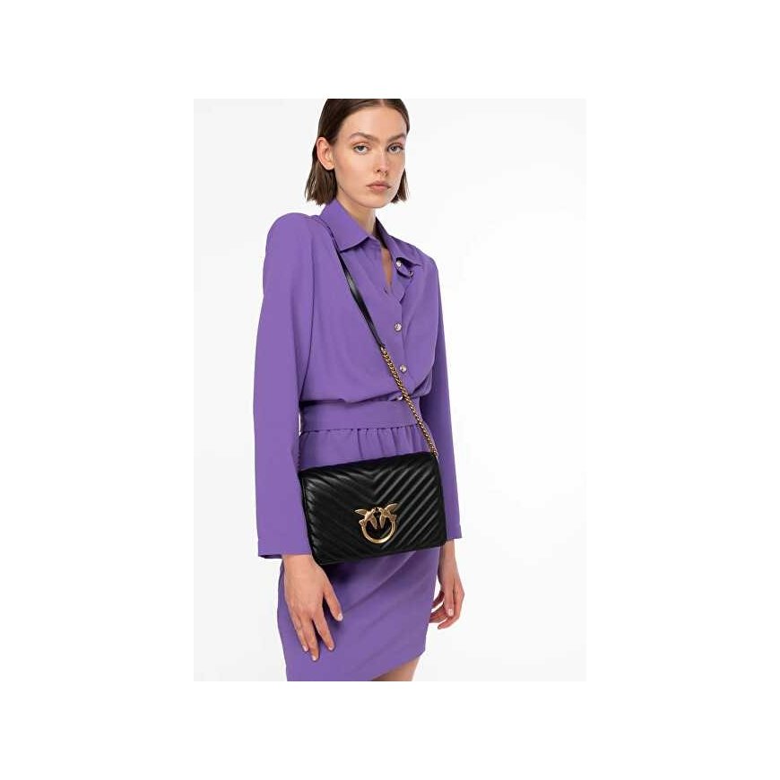 Pinko Women's Leather Crossbody Bag – 2