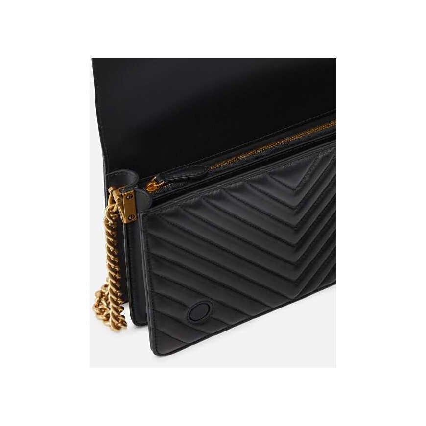 Pinko Women's Leather Crossbody Bag – 4