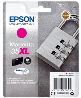 Epson Padlock Singlepack Magenta 35XL DURABrite Ultra Ink