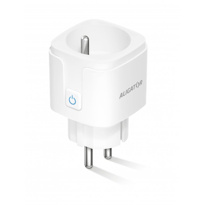 Aligator WAL001 smart plug 3680 W Home, Office White – 3