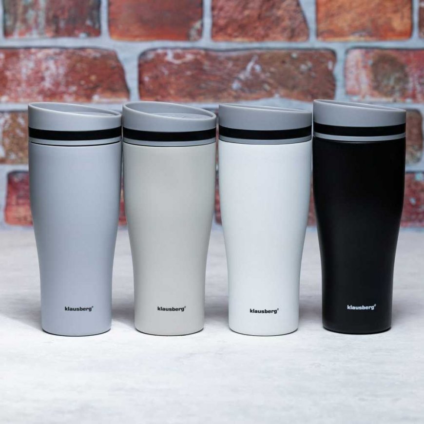 THERMAL MUG 380ML CLICK CLACK KLAUSBERG KB-7618, GREY – 2