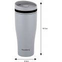 LÄMPÖMUKI 380ml CLICK CLACK KLAUSBERG KB-7618, HARMAA LÄMPÖMUKI 380ml CLICK CLACK KLAUSBERG KB-7618, HARMAA