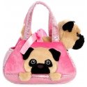 Aurora Fancy Pal Pug soft plush toy 21cm Aurora Fancy Pal Pug soft plush toy 21cm