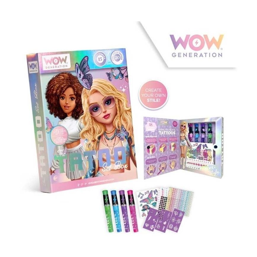 WOW GENERATION tatuiruočių rinkinys Tattoo Set Box, WOW00097