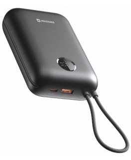 Swissten Voltbox 35W Power Bank 20000 mAh with Built-In Cables USB-C and Lightning