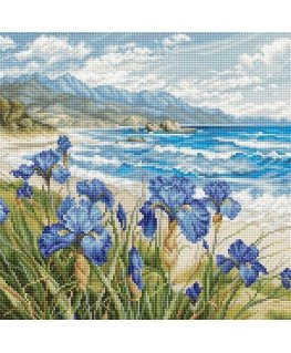 Letistitch Kryželiu siuvinėjimo rinkinys "Mėlyna Harmony" 24x24 cm SLETIL9934