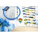 Letistitch Cross Stitch Kit "Blue Harmony" 24x24 cm SLETIL9934 Letistitch Cross Stitch Kit "Blue Harmony" 24x24 cm SLETIL9934