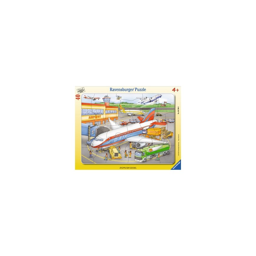 Ravensburger 4005556067008 Muotopalapeli 40 kpl Lentokone