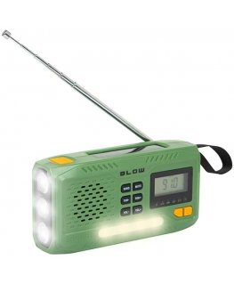 Nešiojamas analoginis AM/FM radijas BLOW RA13 solar