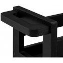 5five Simply Smart Very narrow bathroom rack with wheels, 3 shelves, width 15 cm