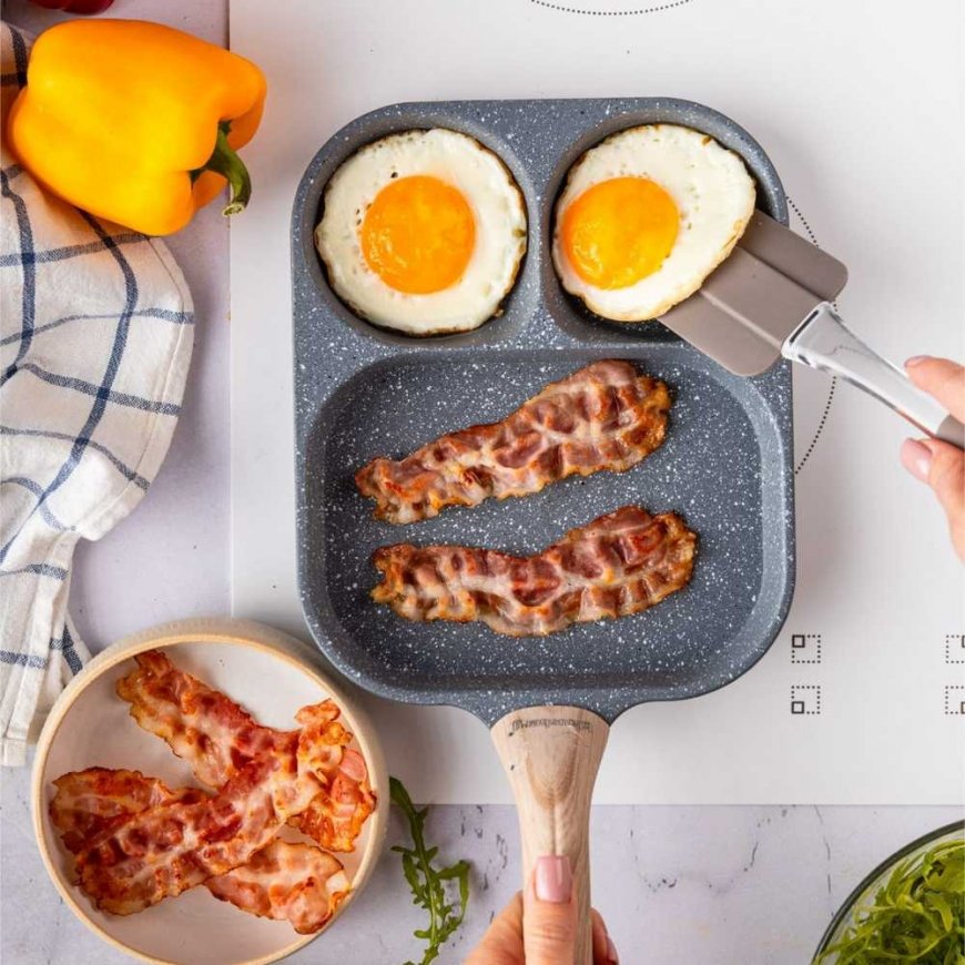 3 in 1 MARBLE EGG, PANCAKE, PANCAKE PAN KLAUSBERG KB-7828 Gray – 3