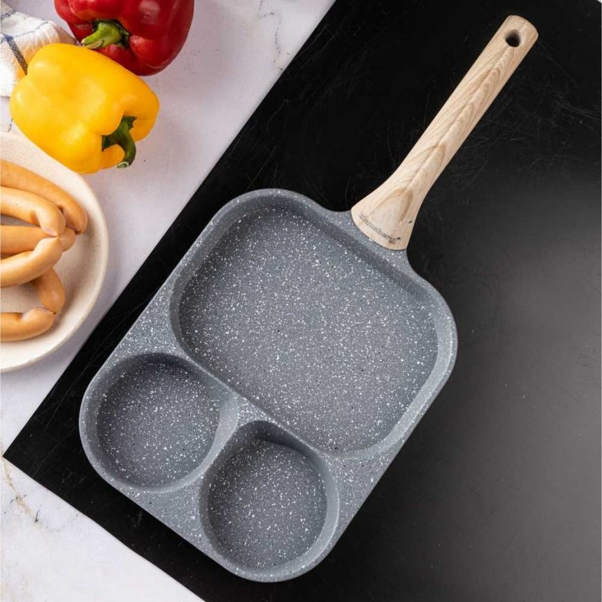 3 in 1 MARBLE EGG, PANCAKE, PANCAKE PAN KLAUSBERG KB-7828 Gray – 5