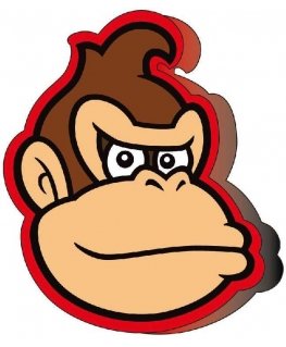 Nintendo Super Mario Bros. Donkey Kong 3D cushion