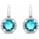 Brilio Silver Unique silver earrings with zircons EA431WAQ Brilio Silver Unique silver earrings with zircons EA431WAQ