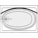 Weko, alumiinikromi teleskooppinen kylpyhuonesuihkuverho, Ø 2,5 cm, 110-200 cm Weko, alumiinikromi teleskooppinen kylpyhuonesuihkuverho, Ø 2,5 cm, 110-200 cm