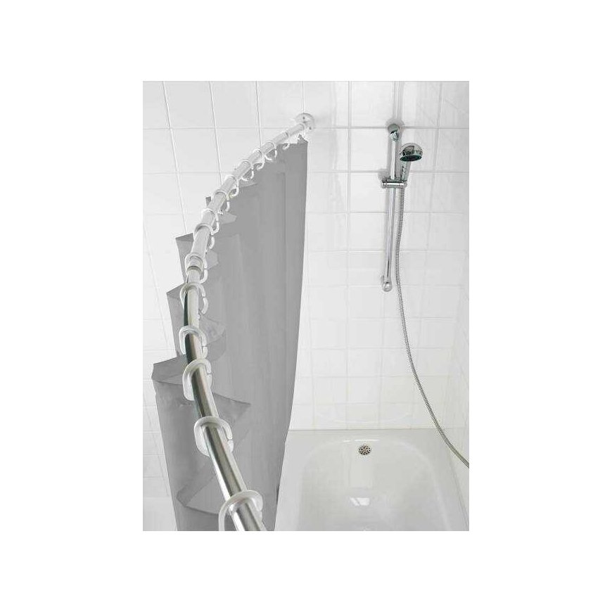 Weko, alumiinikromi teleskooppinen kylpyhuonesuihkuverho, Ø 2,5 cm, 110-200 cm – 4