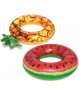 Fruit swim ring 2 Bestway patterns 36121 pineapple