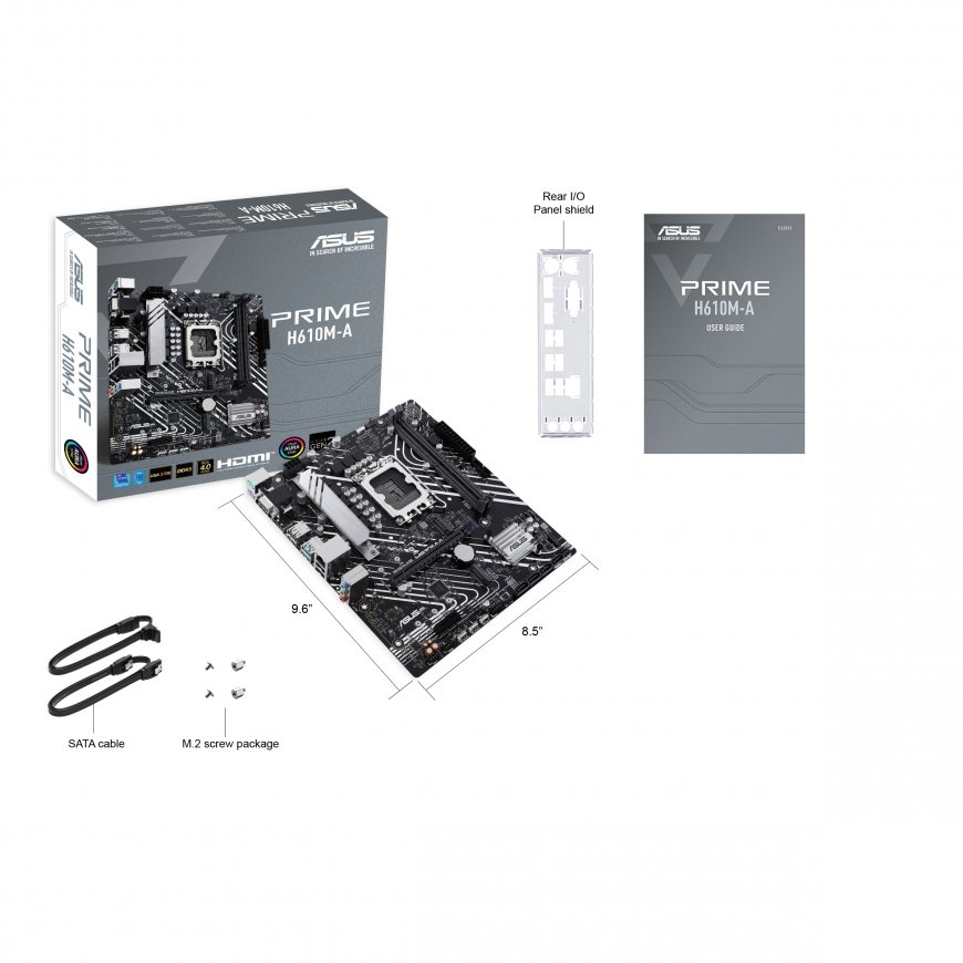 ASUS PRIME H610M-A-CSM Intel H610 LGA 1700 micro ATX – 5