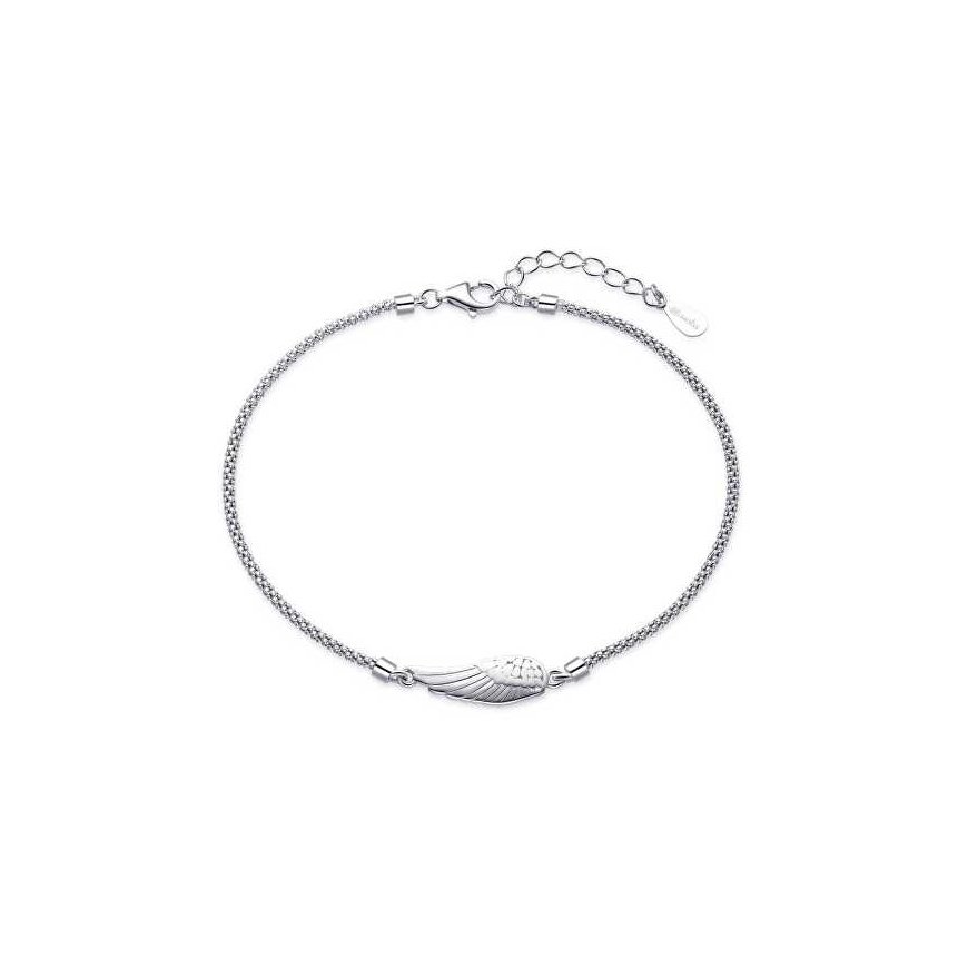 Moiss Delicate silver bracelet with angel wing B0000903