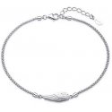 Moiss Delicate silver bracelet with angel wing B0000903 Moiss Delicate silver bracelet with angel wing B0000903