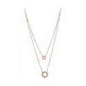 Troli Rose gold plated necklace with laurel leaf II. Laurynas Troli Rose gold plated necklace with laurel leaf II. Laurynas