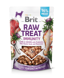 BRIT Raw Treat Immunity Lamb & Chicken – kārums suņiem – 40 g