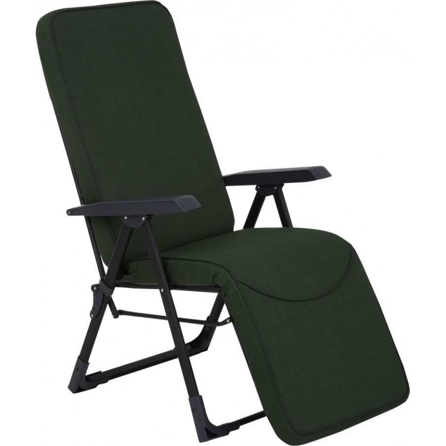 Puutarhatuoli jalkatuella Modena Square Plus Black Edition H024-32PB PATIO