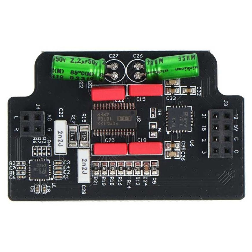 Argon40 Argon BLSTR DAC garso plokštė su įžeminimo kilpos izoliatoriumi, skirta Argon One V3 – 2