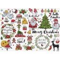 Letistitch Cross Stitch Kit "Christmas Set" 38x27 cm SLETIL9928 Letistitch Cross Stitch Kit "Christmas Set" 38x27 cm SLETIL9928