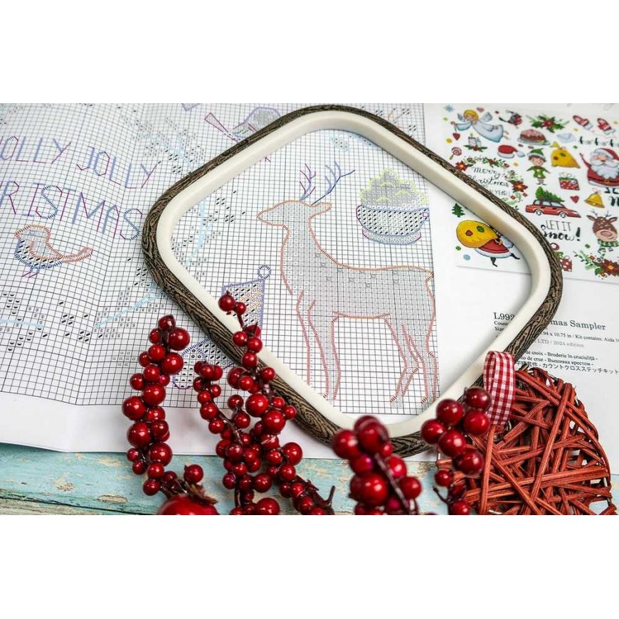Letistitch Cross Stitch Kit "Christmas Set" 38x27 cm SLETIL9928 – 5