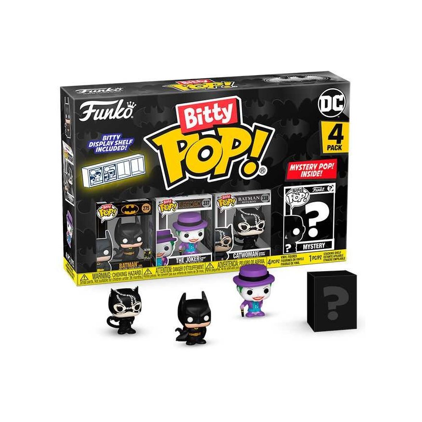 Funko Blister 4 hahmoa Bitty POP DC Comics Batman 85 vuotta Batman