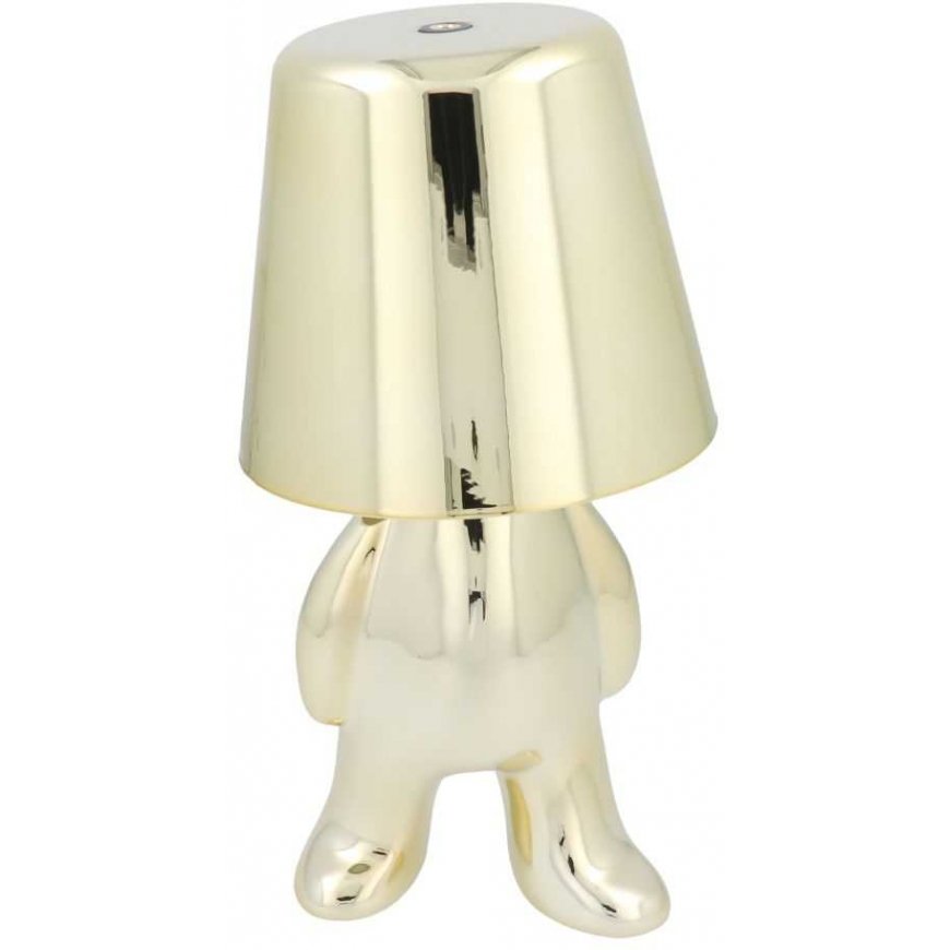 Oem Bedside Table Lamp GOLD MAN Art Deco Standing (Version 8) MLTL