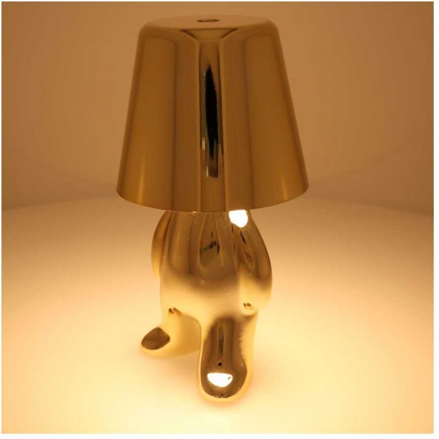 Oem Bedside Table Lamp GOLD MAN Art Deco Standing (Version 8) MLTL – 3
