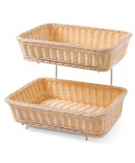 Stačiakampio formos duonos ir bandelių krepšelis GN 1/2, HENDI, 360x280x(H)290mm